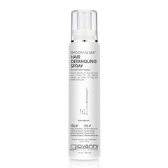 GIOVANNI Smooth As Silk detangling spray bottle for easy combing and shiny hair.