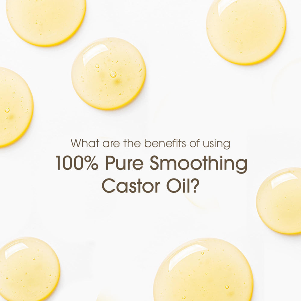 GIOVANNI Smoothing Castor Oil soothing scalp with lightweight hydration and shine.