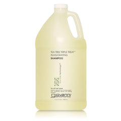 GIOVANNI Tea Tree Invigorating Shampoo bottle with natural oils revitalizing the scalp