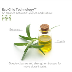 Giovanni Tea Tree Triple Treat Shampoo bottle pour highlights cooling sensation and thorough rinse.