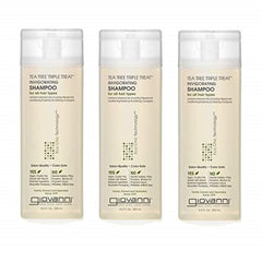 GIOVANNI Tea Tree Triple Treat Invigorating Shampoo bottle for refreshed scalp and hair