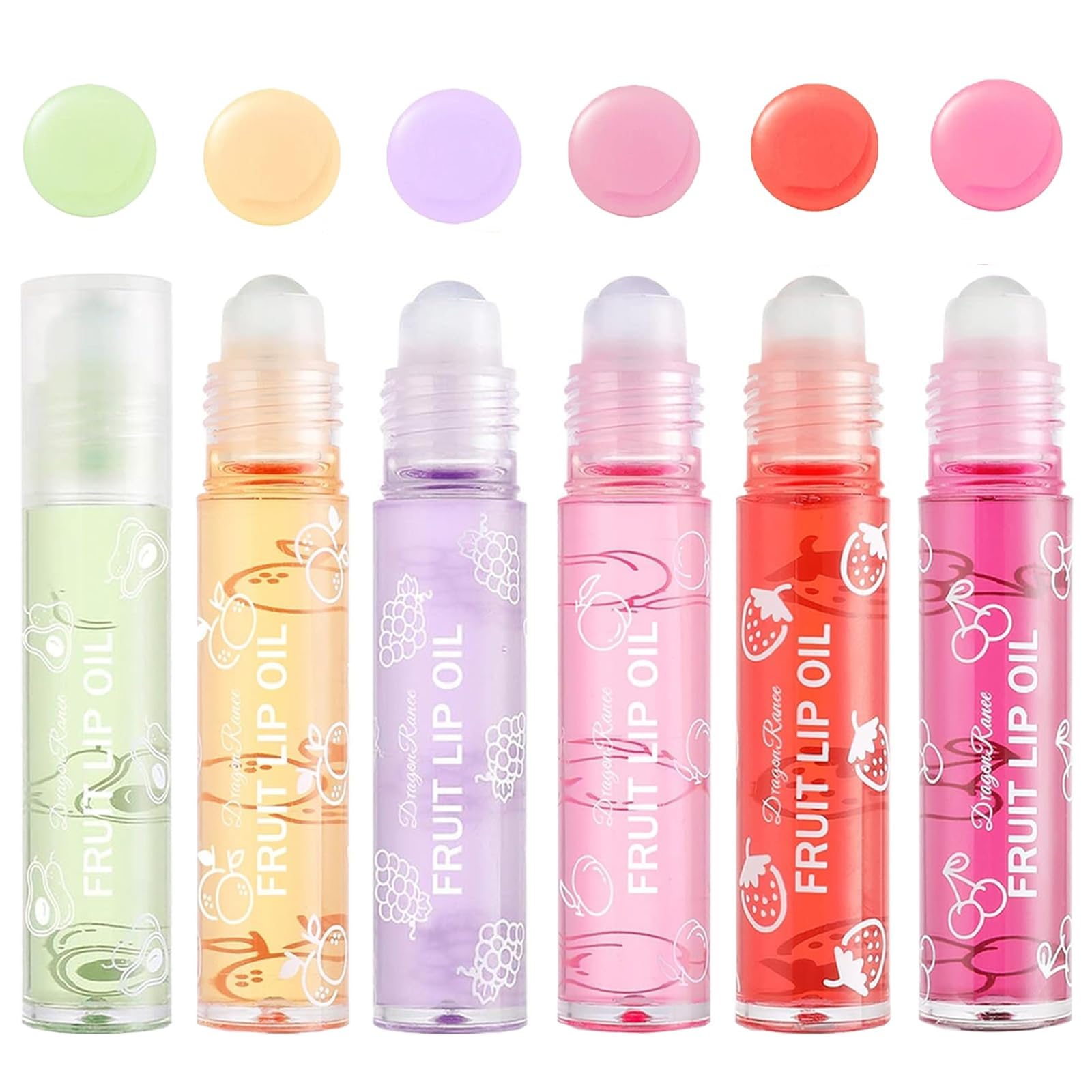 Gireatick lip oil set with six flavors for on-the-go moisture