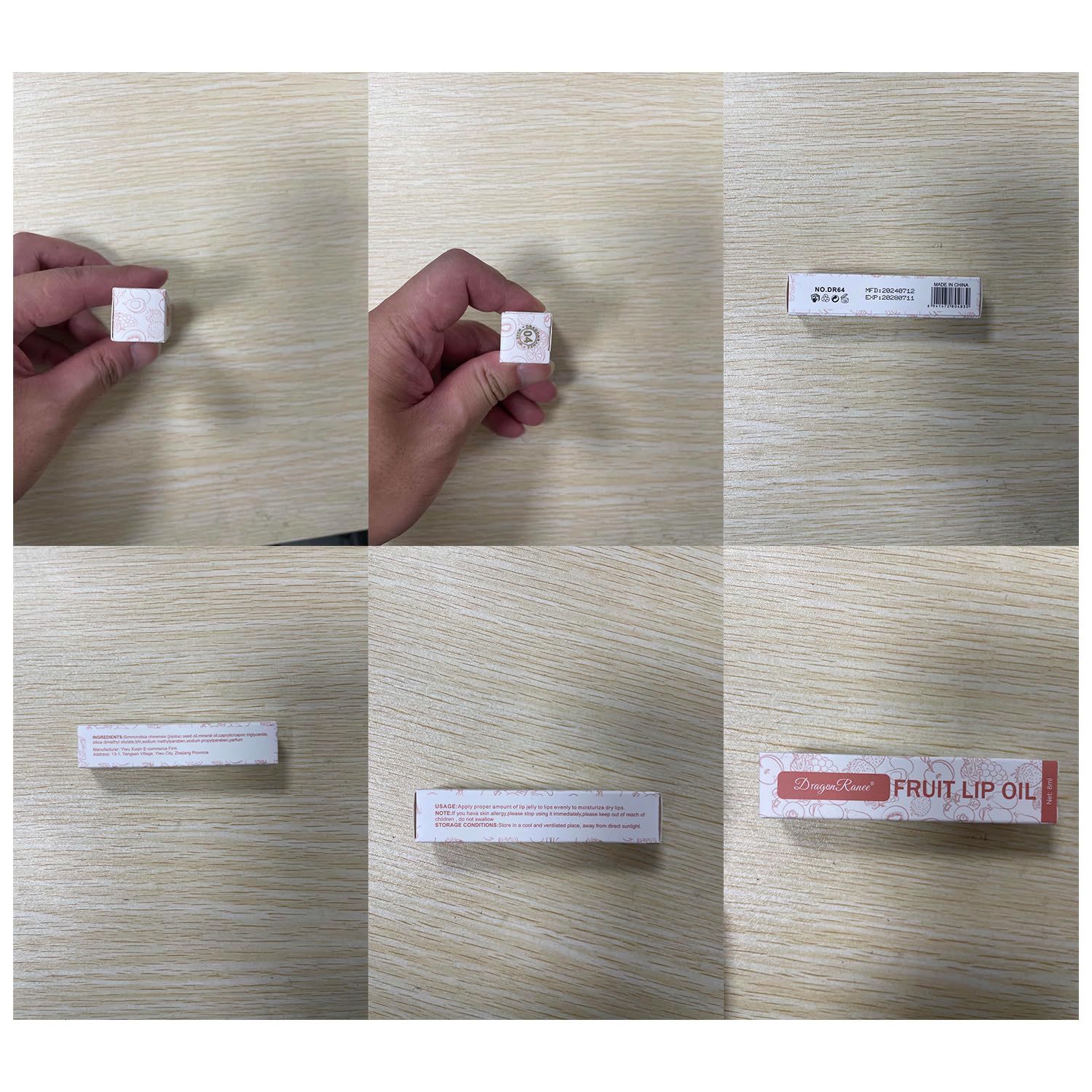 Gireatick lip oil rolling-ball easy, mess-free application