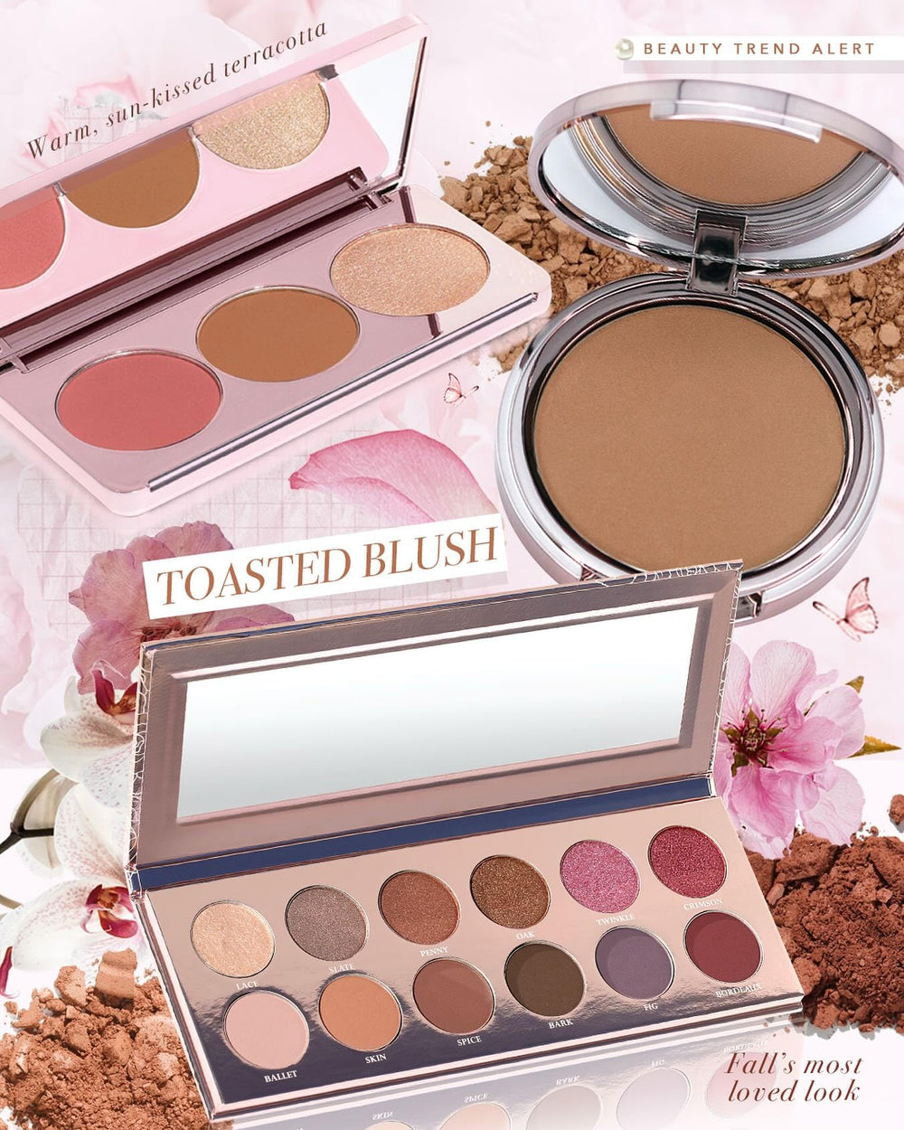 Cheek application with Girlactik Blush Me & Glow Deep for daytime radiance.