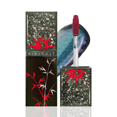 GIRLCULT Glass Shine J76 bottle shows bold color with a glossy finish.