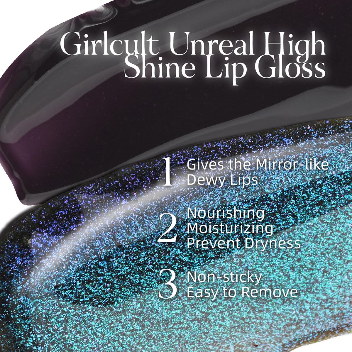 J76 lips with high-shine finish appear plump and hydrated.