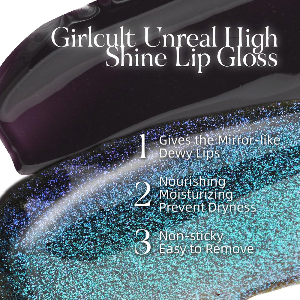 J76 lips with high-shine finish appear plump and hydrated.