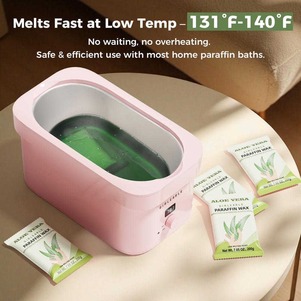 Paraffin wax machine compatibility with most devices for hands and feet