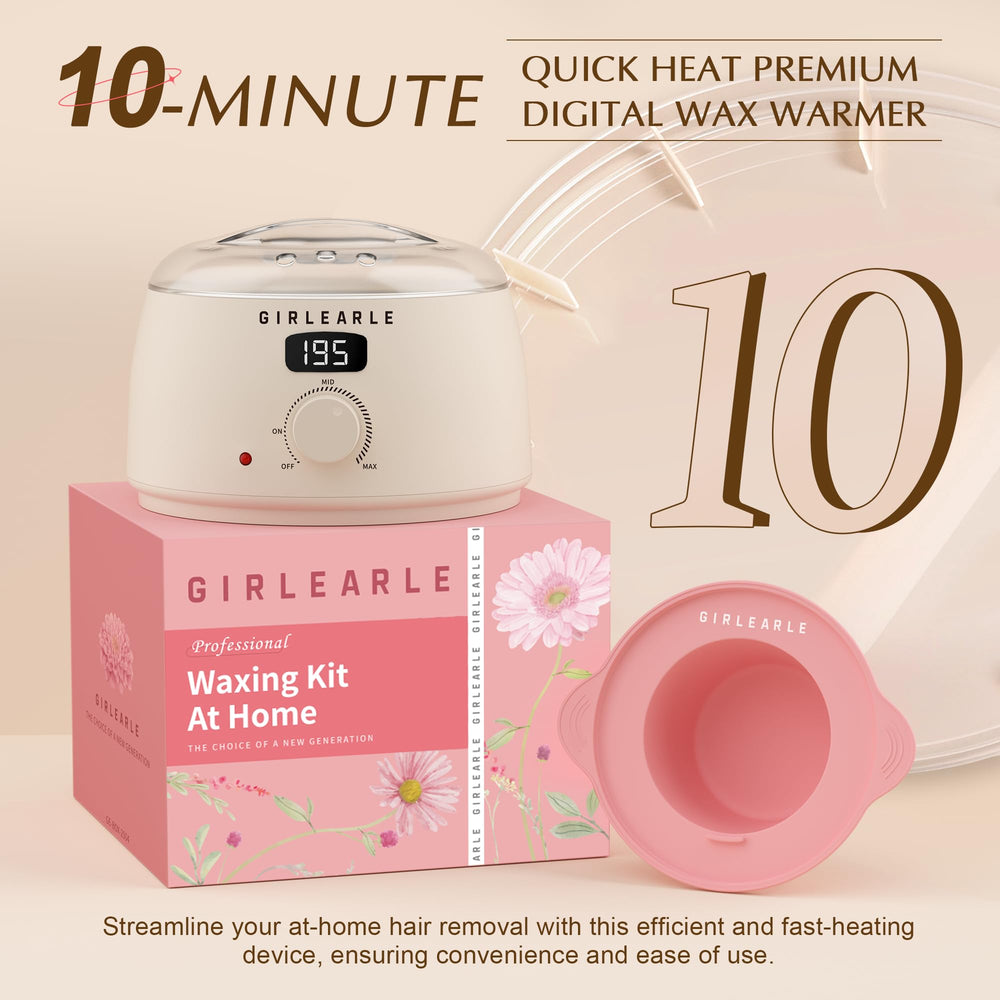 GIRLEARLE cream wax beads deliver efficient hair removal with smooth texture