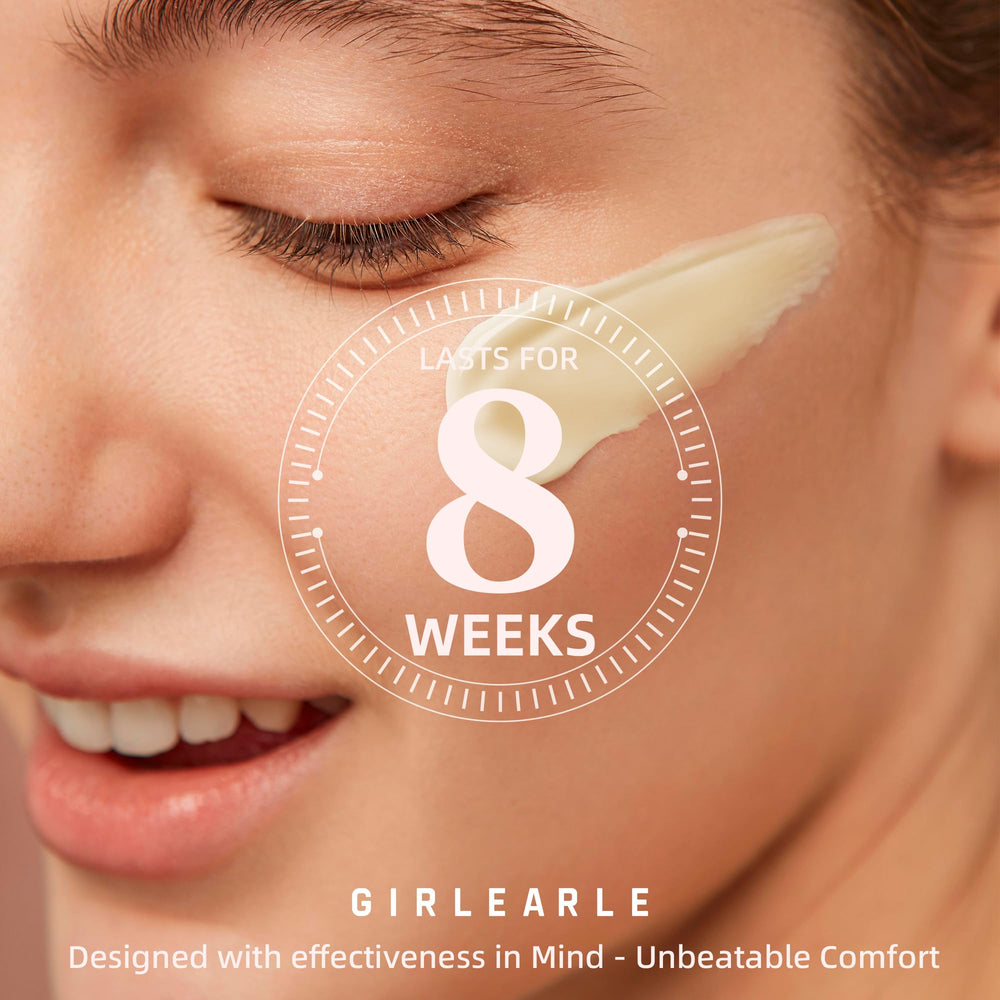 GIRLEARLE wax beads suitable for chest and legs for versatile waxing.