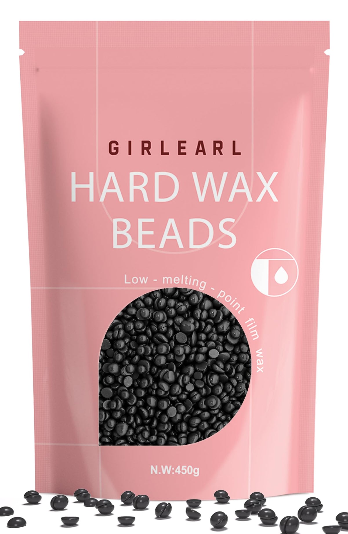 GIRLEARLE hard wax beads melting for a smooth at-home waxing session