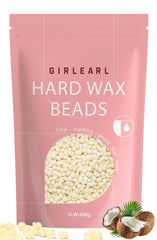 GIRLEARLE hard wax beads package for convenient at-home waxing.
