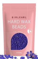 GIRLEARLE Lavender hard wax beads pack for sensitive skin waxing sessions