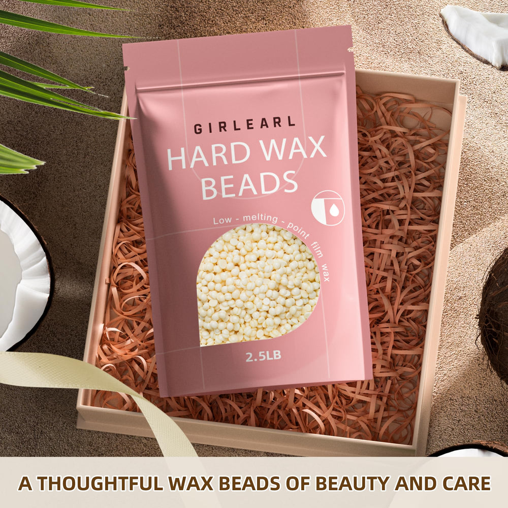 GIRLEARLE low-melting-point beads ease beginner-friendly waxing.