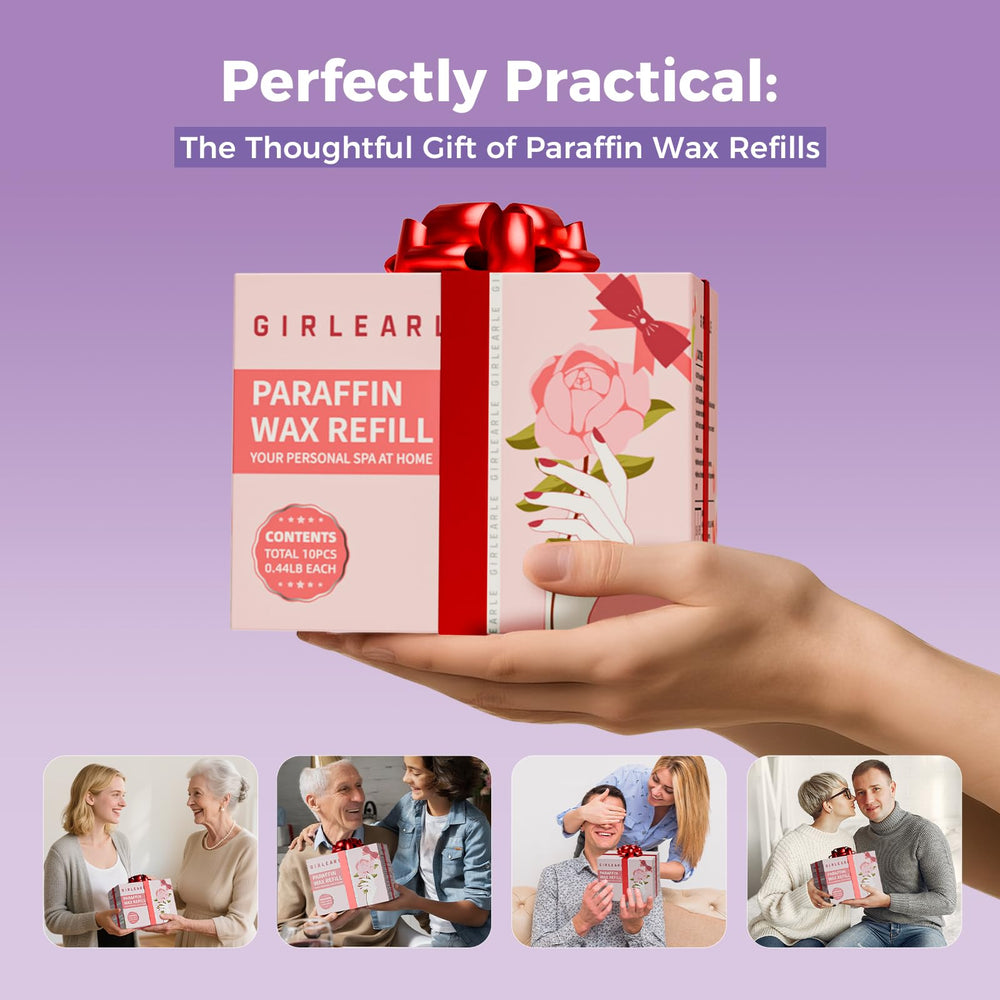 GIRLEARLE paraffin wax block 200g ready for long-term use