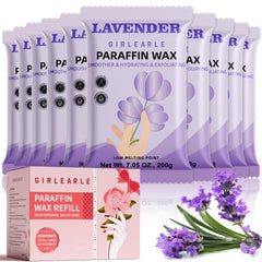 GIRLEARLE paraffin refill box front for gifting and self-care