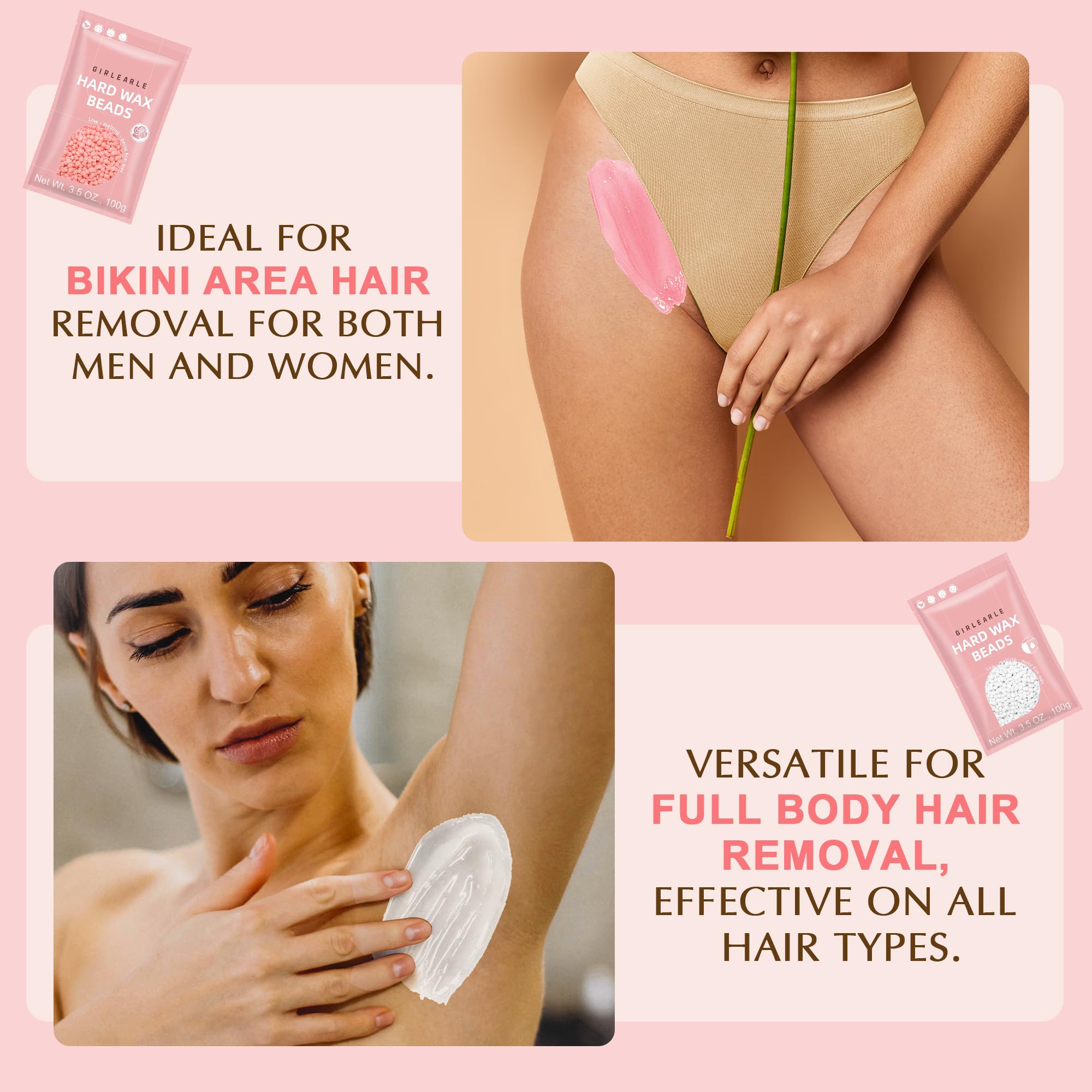 GIRLEARLE post-wax cream to soothe skin after waxing