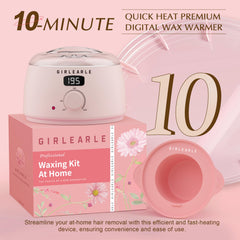 GIRLEARLE rose wax beads ideal for sensitive and coarse bikini-area hair