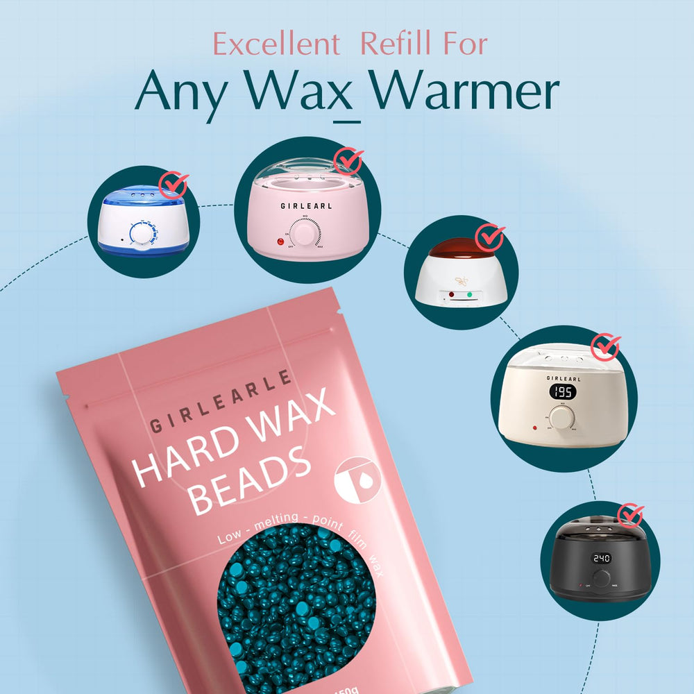 GIRLEARLE sensitive skin friendly wax designed for versatile waxing zones.