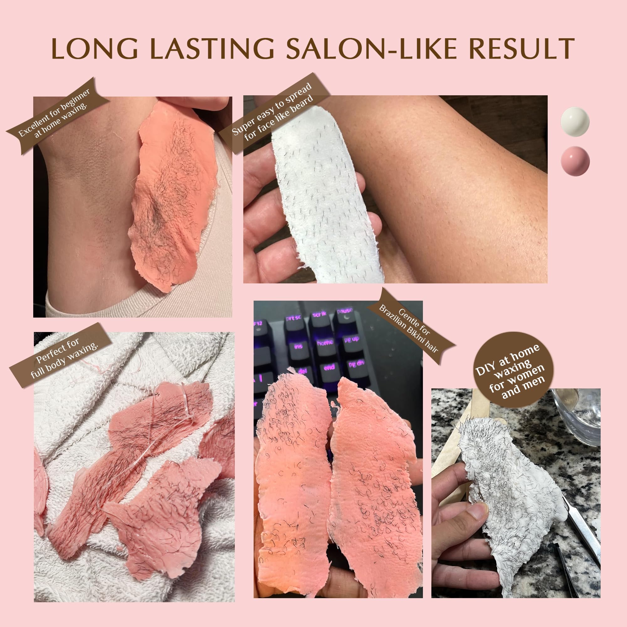 GIRLEARLE silicone wax pot for clean, mess-free waxing sessions