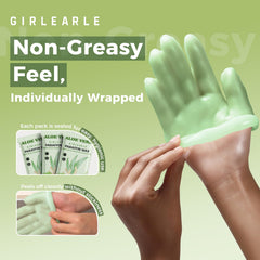 Paraffin treatment on hands, feet, and elbows showing moisturizing results