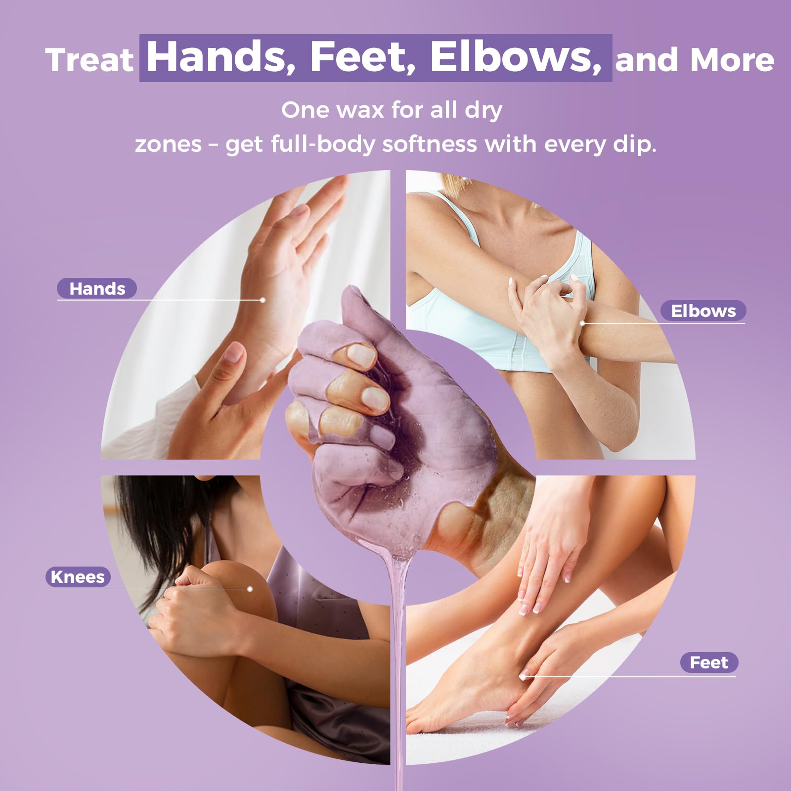 Paraffin wax blocks compatible with all wax machines