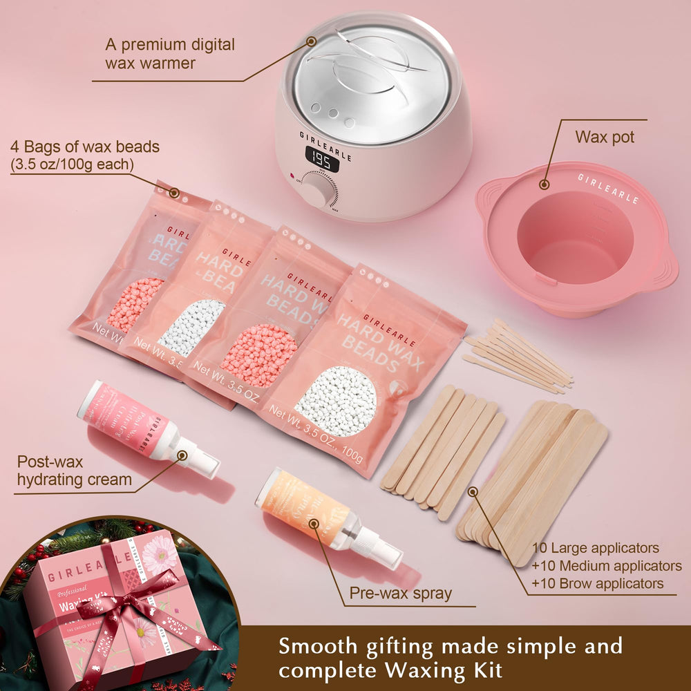 GIRLEARLE wooden applicators for hygienic wax application