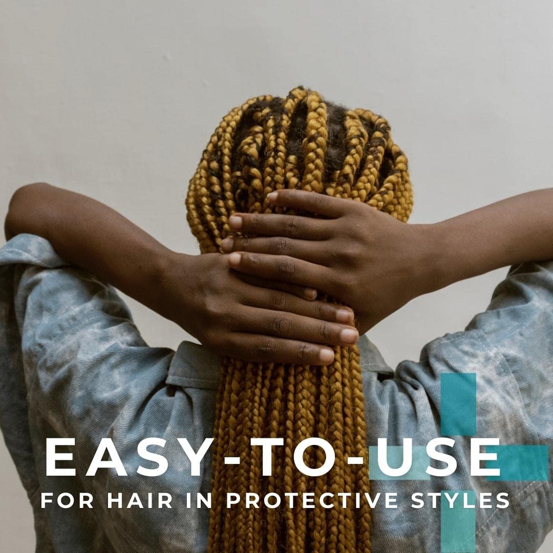 GIRL+HAIR anti-itch relief application on scalp.