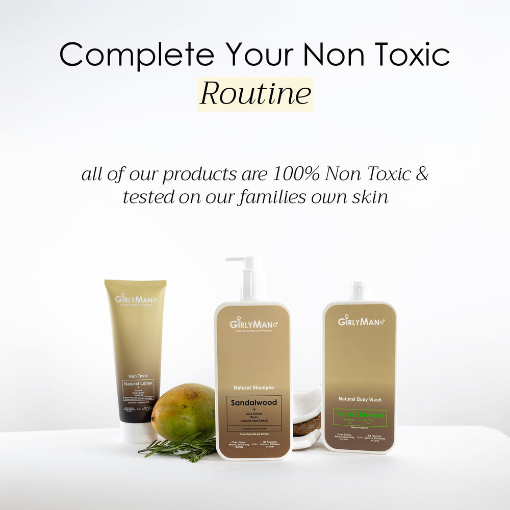 GirlyMan family-owned brand packaging evokes care and quality.