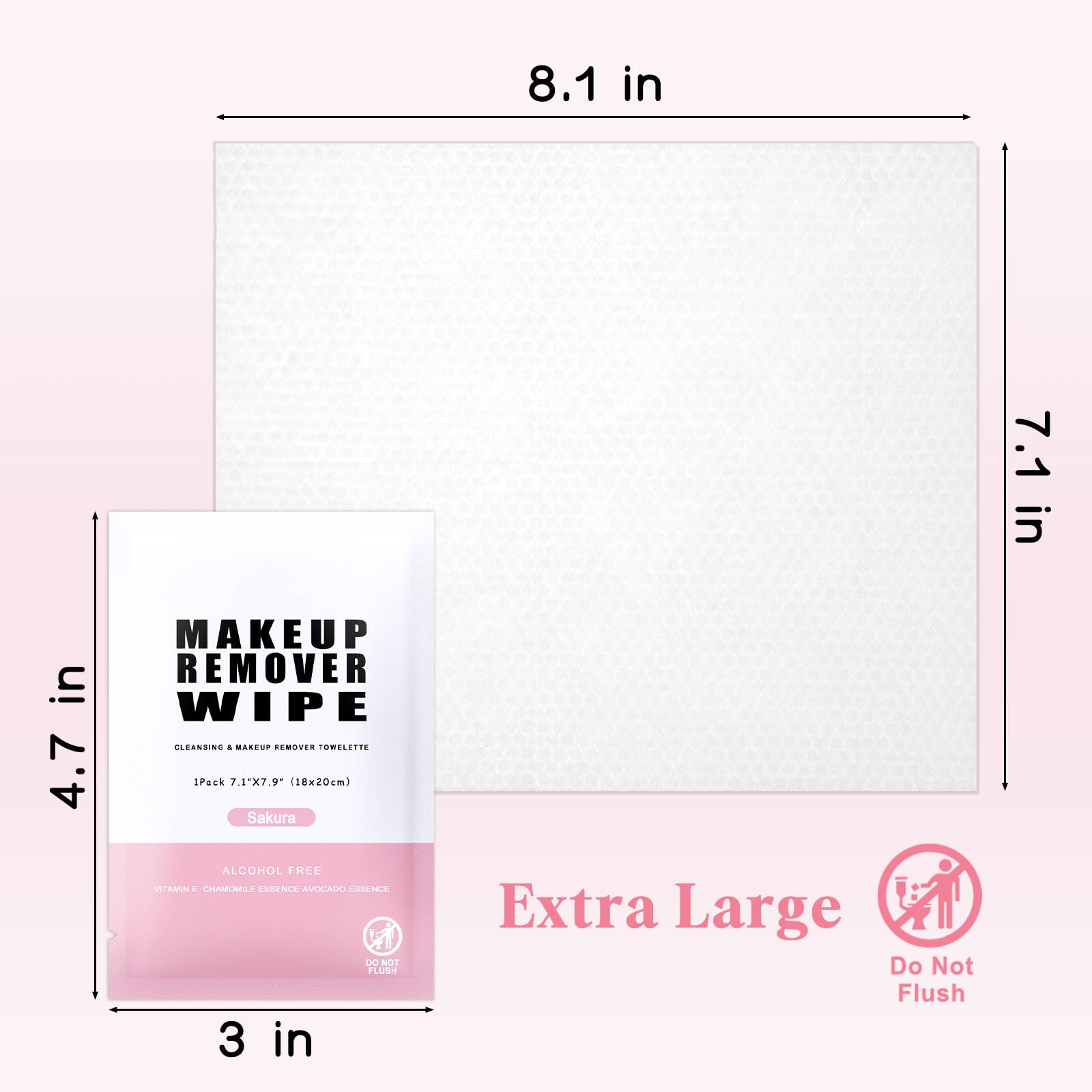 Gisdo individually wrapped remover wipes for mess-free daily use.