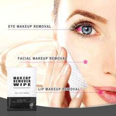 Gisdo individually wrapped makeup wipes offer mess-free, on-the-go cleansing.