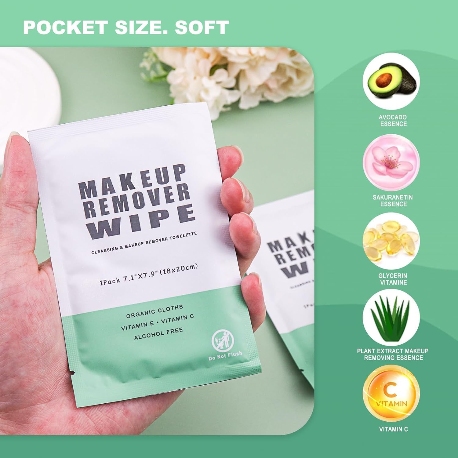 Gisdo nonwoven wipes with a gentle cleanse suitable for many skin types.