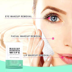 Gisdo compact travel-size wipes for on-the-go makeup removal.
