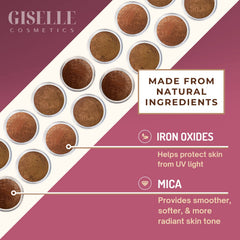 Giselle Private Dancer Bronzer Powder matte-finish closeup on skin detail