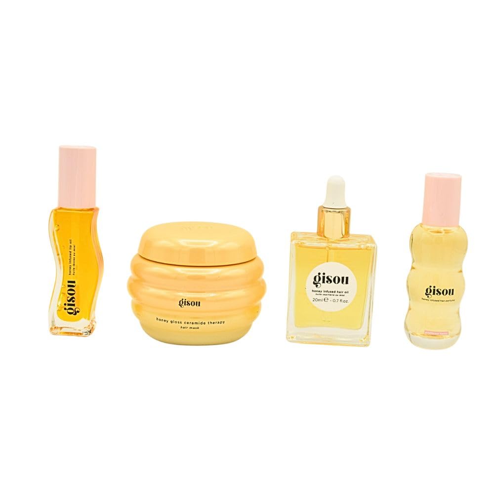 Gisou Glow All The Way Hair Oil nourishes and enhances shine