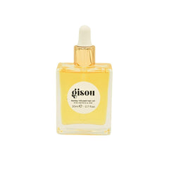Gisou Glow All The Way Hair Perfume leaves a soft, luxurious scent
