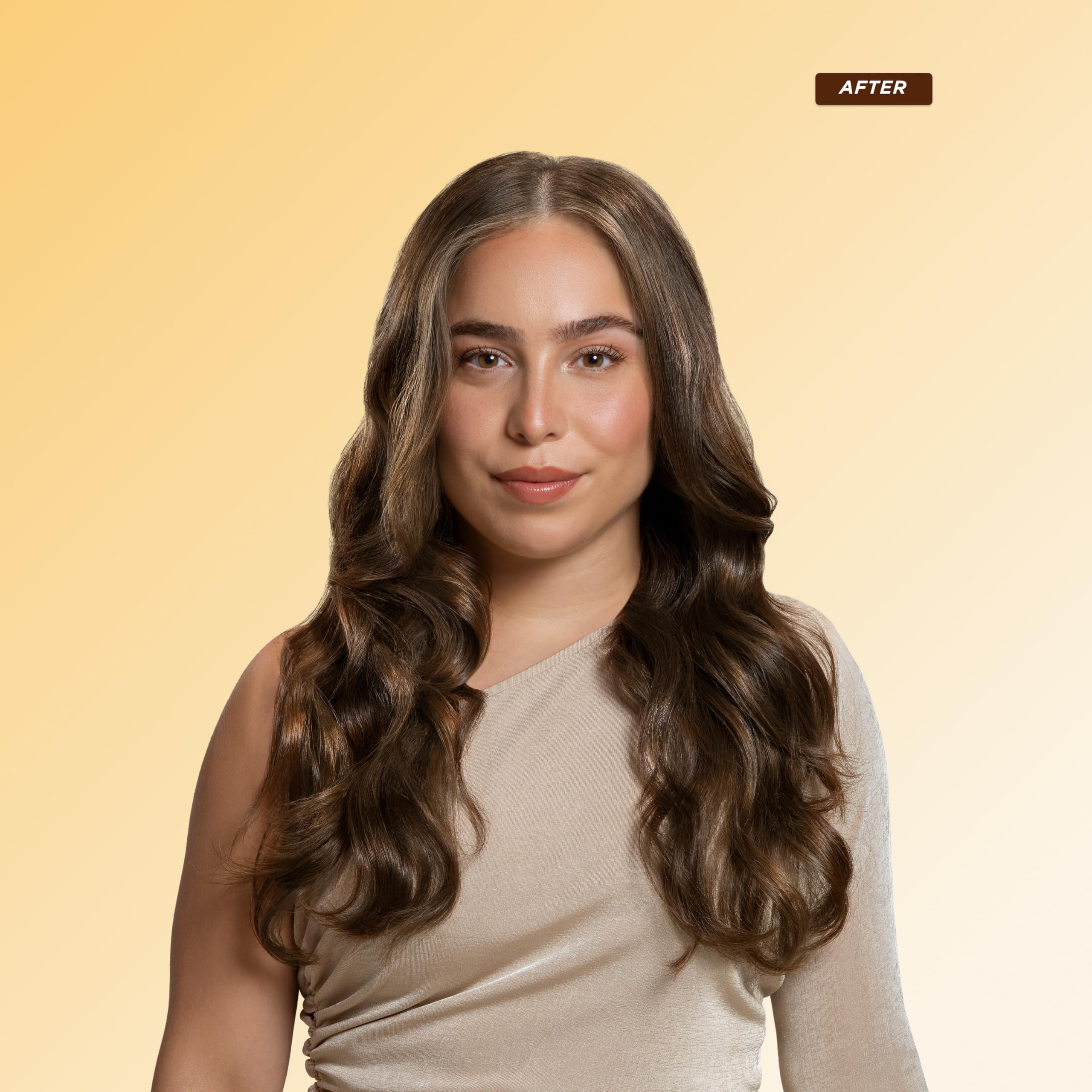 Gisou Honey Infused Hair Repair Serum heat protection shot up to 450°F (230°C).