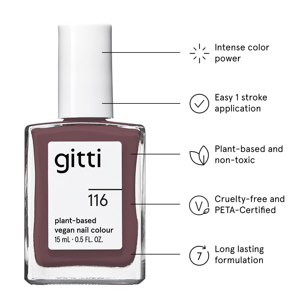 Gitti Light Espresso brush stroke demonstrates smooth, even coverage for a professional look.