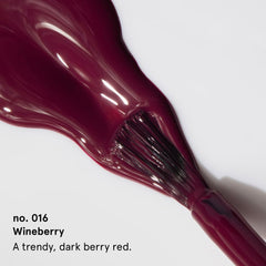 gitti Wineberry swatch reveals rich color payoff on nails