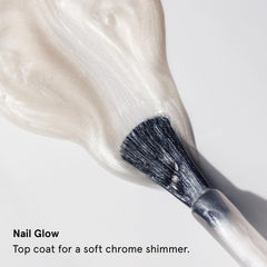 Gitti Nail Glow shade swatch demonstrates vibrant color and full coverage.