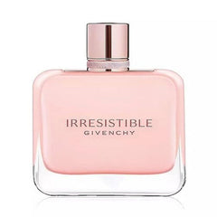 Givenchy Irresistible Rose Velvet bottle pour highlights the velvety floral character.