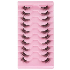 Gjinxi half lashes natural look 15mm for effortless daytime eye definition