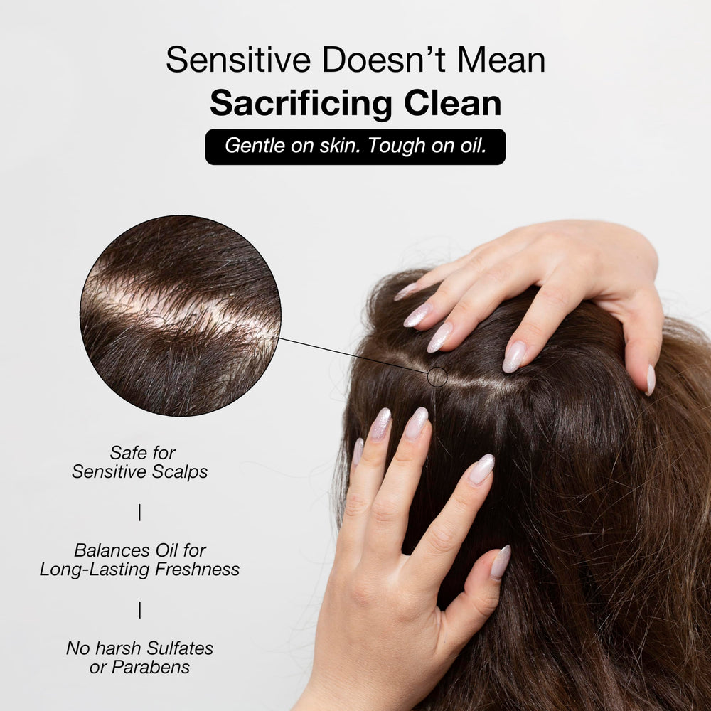 GK HAIR Balancing Shampoo pump for easy, mess-free daily use