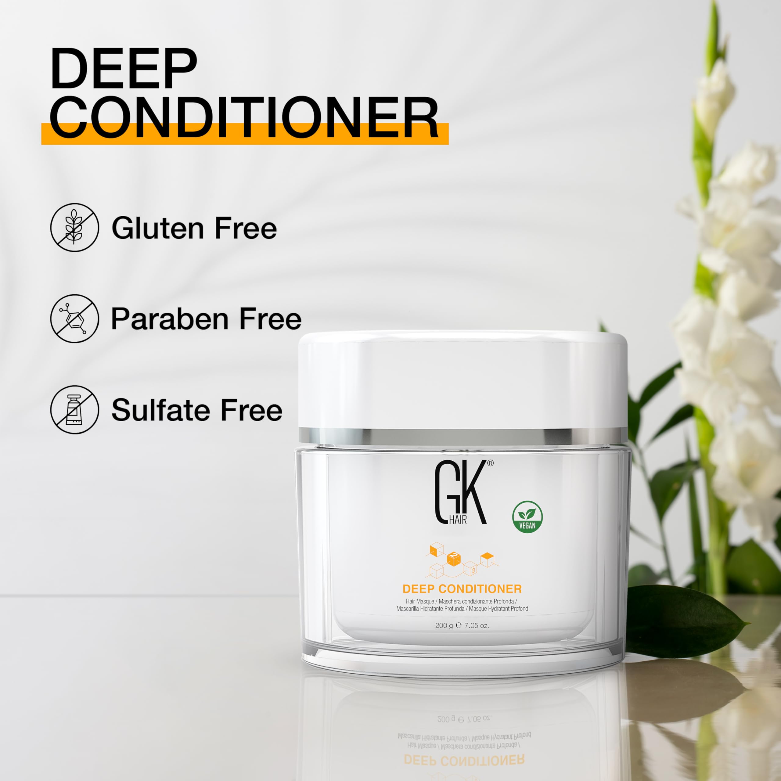 GK HAIR cruelty-free sustainability message appealing to ethical shoppers.