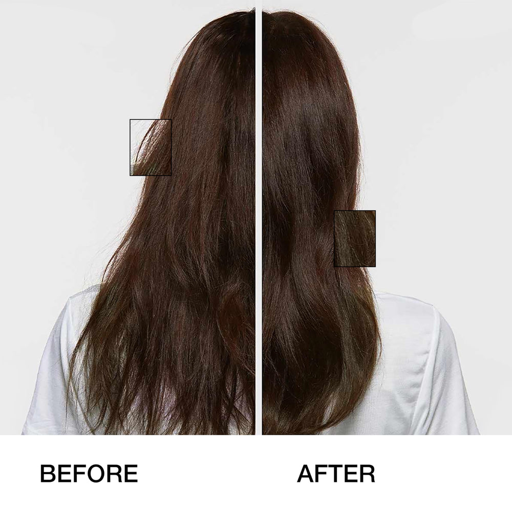 GK HAIR mask texture close-up showing creamy, rich conditioning.