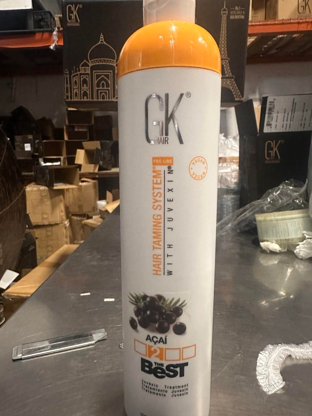 GKhair The Best ACAI Keratin treatment spread evenly coats hair