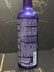 GK HAIR Silver Bombshell Shampoo after-use shot shows even hair tone