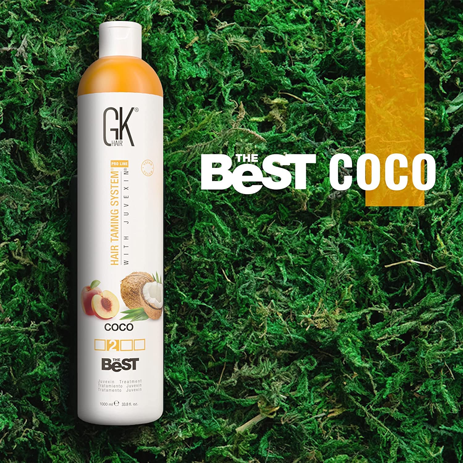 GK HAIR The Best Coco final look, silky and manageable hair.
