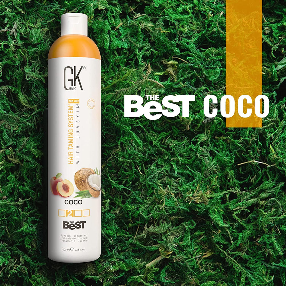 GK HAIR The Best Coco final look, silky and manageable hair.