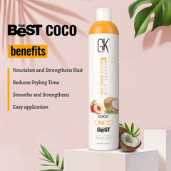 GK HAIR The Best Coco kit contents, professional smoothing at home.